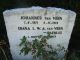 Grafsteen van Diana Paehlig en Johannes van Veen